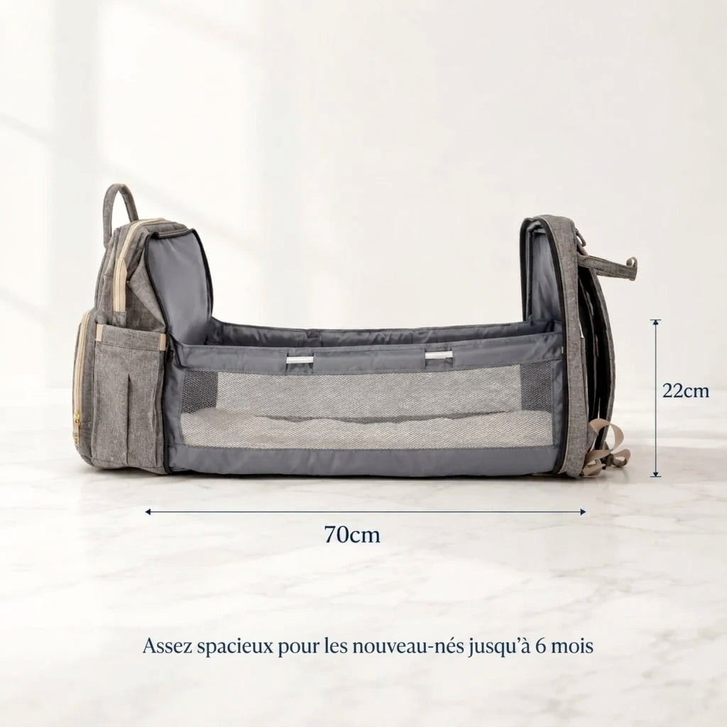 NestPack — Le sac à langer qui devient couffin