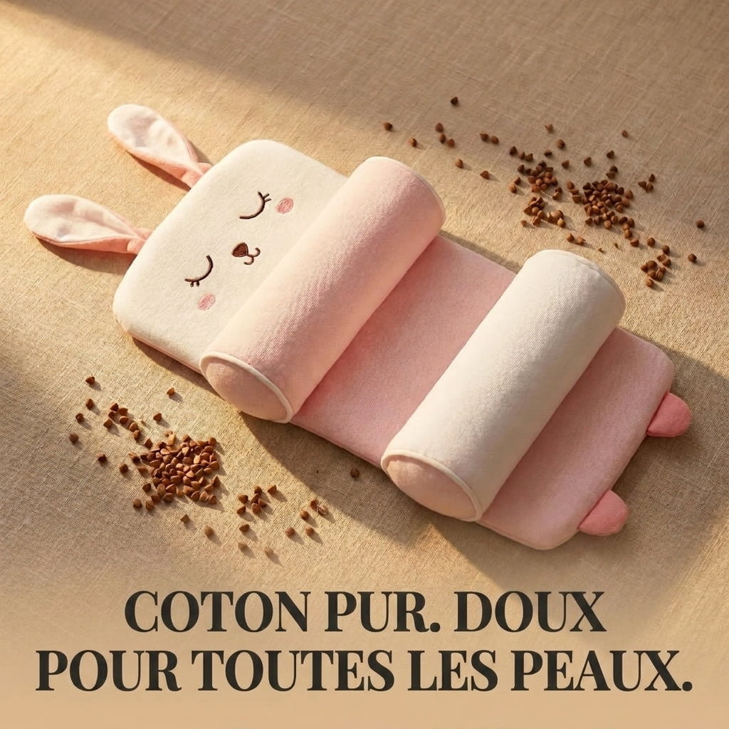 Coussin ergonomique bébé au sarrasin