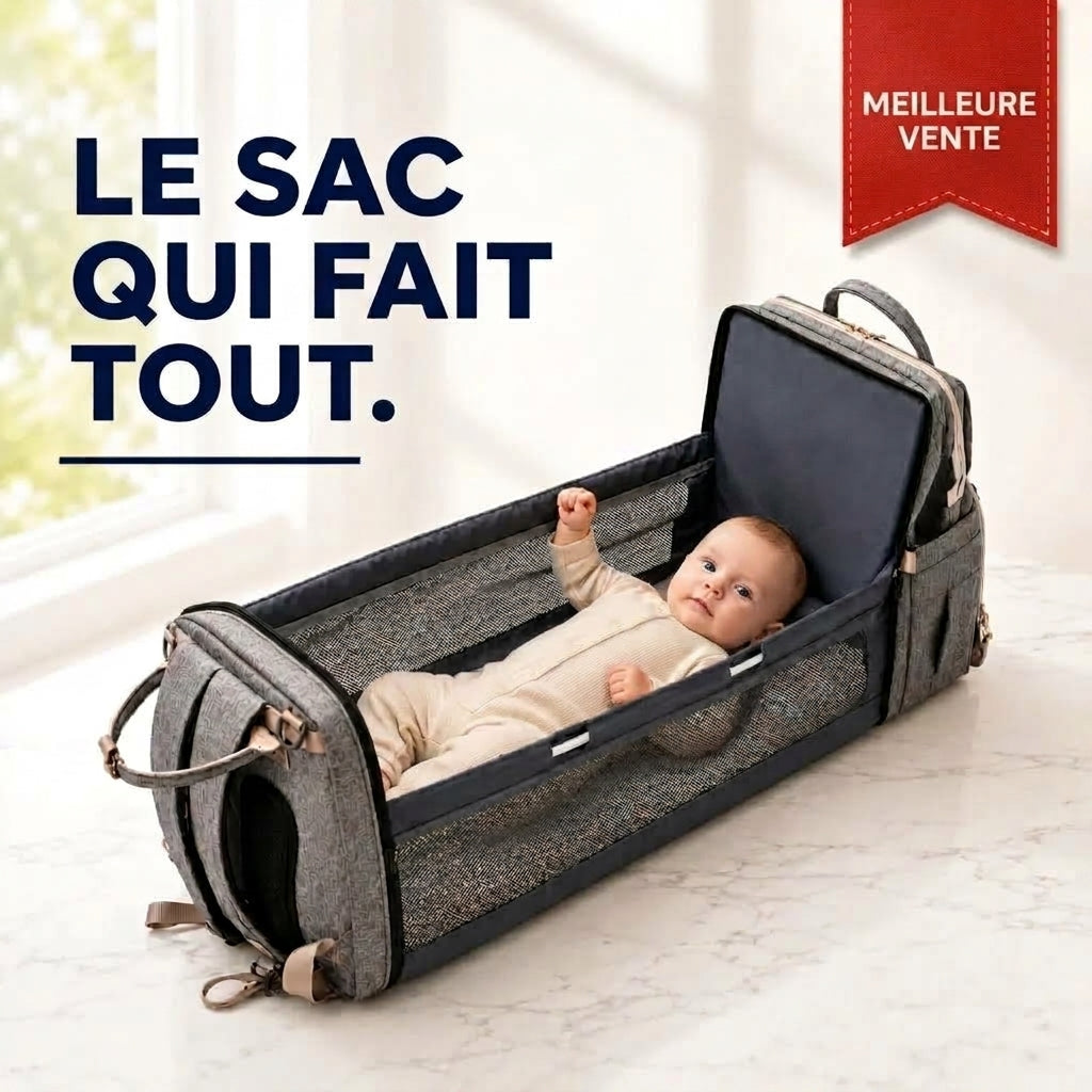 NestPack — Le sac à langer qui devient couffin