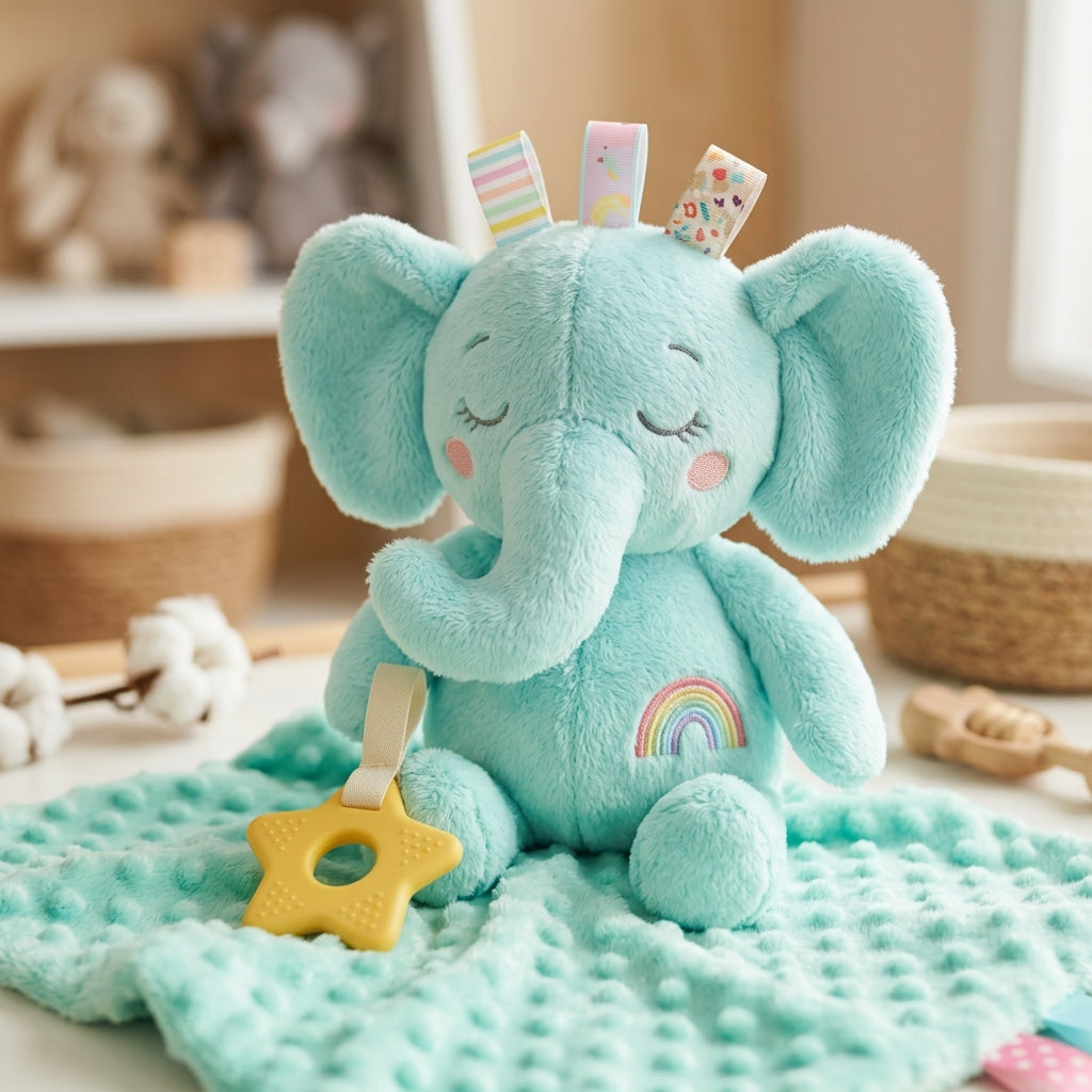 Peluche doudou bébé modèle Éléphant